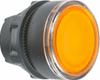 Bouton-poussoir lumineux jaune