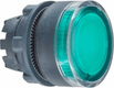 Bouton-poussoir lumineux vert