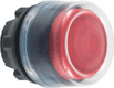 Caoutchouc bouton pous. rouge