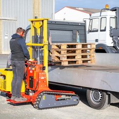 Materiels - Transpalette électrique - TRACKPALL 1800 SUR CHENILLES