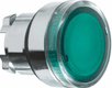 Bouton-poussoir lumineux vert