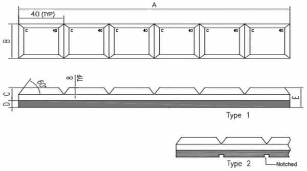 Pièces agricoles - TP pièce adaptable - Barrette de protection pour Godet "chocky bars"