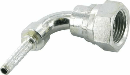 Pièces agricoles - Hydraulique - Raccord sertir DN06-1/2BSP 90°