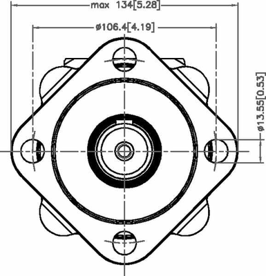 Pièces agricoles - Hydraulique - Moteur Orbit Cardan Ø32, Sta