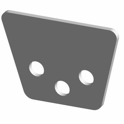 Pièces Quad & Motos - Pièces communes - SNOW FLAP PLATE Polaris origine