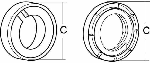 Pièces agricoles - TP pièce adaptable - Bague, J550
