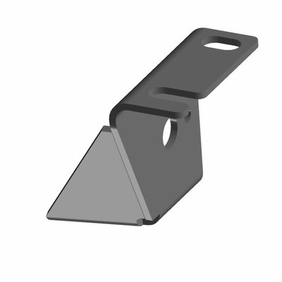 Pièces Quad & Motos - Pièces communes - BRKT-REAR BUMPER,RH,BLK Polaris origine