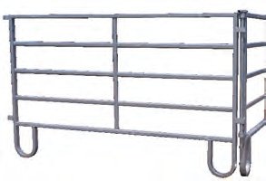 Materiels - Parc de contention - Pack de 10 barrières europe 2,40 mètres galva PLUS