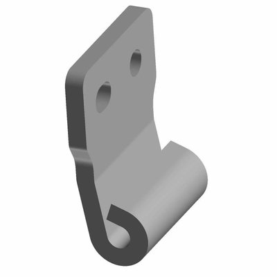 Pièces Quad & Motos - Pièces communes - BRKT-HINGE,DOOR,LOWER,BLK Polaris origine