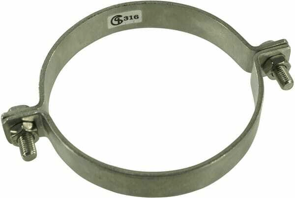 Pièces agricoles - Hydraulique - Kit d'étriers de tube inox 114.3mm