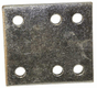 Plaque intermédiaire 4" 6 trous
