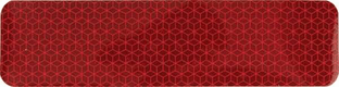 Ruban réfléch. rouge 50x200 mm