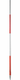 Jalon blanc rouge
