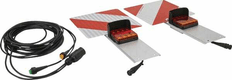 Panneaux signalétiques + lampe