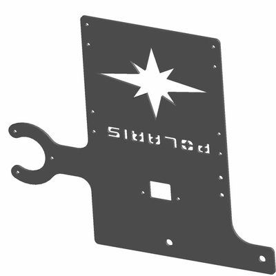 Pièces Quad & Motos - Pièces communes - BRKT-LICENSE PLATE,MATTE BLK Polaris origine