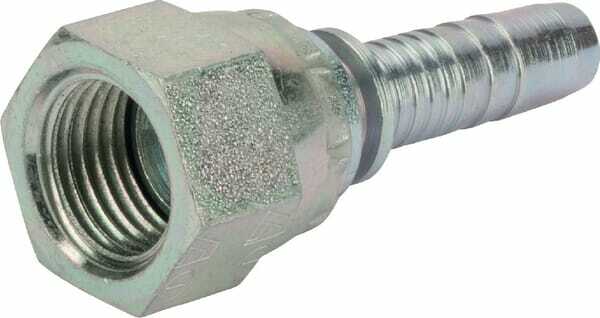 Pièces agricoles - Hydraulique - Raccord à sertir DN08-9/16 JIC