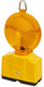 Feu d'avertissement LED rond jaune, Ø 180mm
