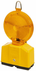 Pièces agricoles - Eclairage - Feu d'avertissement LED rond jaune, Ø 180mm