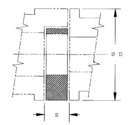 Pièces agricoles - Roulements - Étoile plastique ZK 19