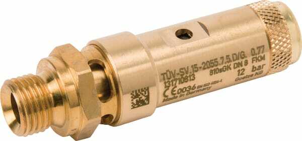 Pièces agricoles - Pièce pneumatique - Soupape sécurité 1/4"CE 12 bar