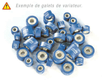 Jeu de galets POLINI 20x12mm 9,2gr - 9 pièces