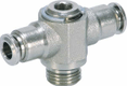 Raccord enfichable T 6x1/8"