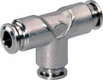Raccord enfichable en L 4 mm