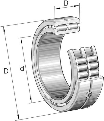Pièces agricoles - Roulements - Roulement à rouleaux cylindriques 60x85x25mm INA/FAG