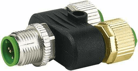 Pièces agricoles - Electricité - Tee M12 Femelle-Femelle-Mâle
