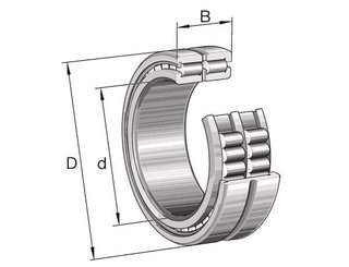 Pièces agricoles - Roulements - Roulement à rouleaux cylindriques 30x55x34mm INA/FAG