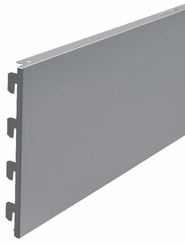 Pièces agricoles - Magasin - Panneau non perforé 20x100 blanc/ alu
