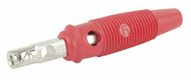 Fiche 4mm banane rouge