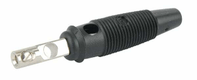 Fiche 4mm banane noir