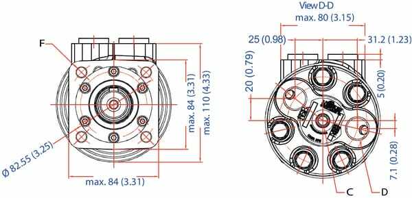 Pièces agricoles - Hydraulique - Moteur orbital