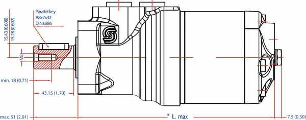 Pièces agricoles - Hydraulique - Moteur orbital