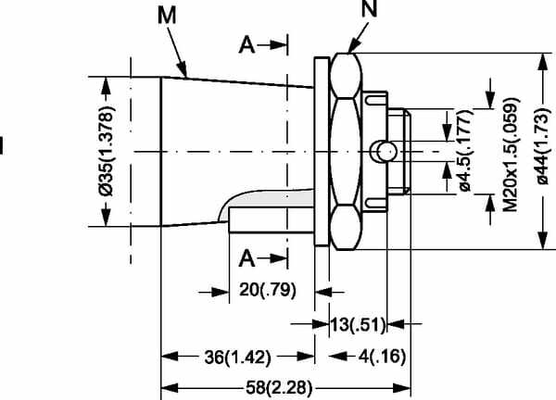 Pièces agricoles - Hydraulique - Moteur de roue, arbre Ø1 1/4, conique"