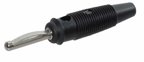 Pièces agricoles - Electricité - Fiche 4mm banane noir