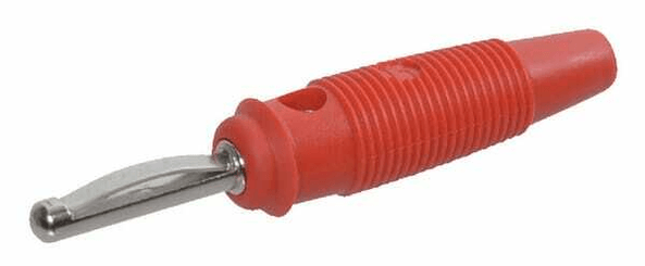 Pièces agricoles - Electricité - Fiche 4mm banane rouge