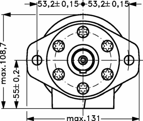 Pièces agricoles - Hydraulique - Moteur orbital OMR200- ø25