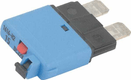Fusible réinitialisation manuelle thermique 28V 15A longueur 34,4mm bleu E.T.A
