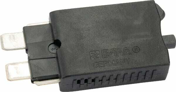 Pièces agricoles - Electricité - Fusible réinitialisation manuelle thermique 28V 25A longueur 51,6mm blanc E.T.A