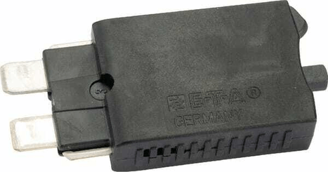 Pièces agricoles - Electricité - Fusible réinitialisation manuelle thermique 28V 25A longueur 51,6mm blanc E.T.A
