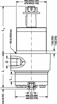 Pièces agricoles - Hydraulique - Moteur Orbit , Cardan Ø1",Leck