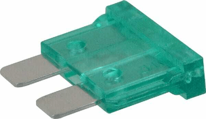 Pièces agricoles - Electricité - Fusible lame standard 30A longueur 20mm vert pack 100x iMaXX