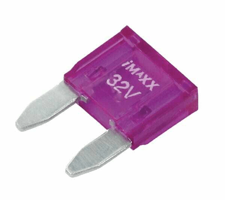 Pièces agricoles - Electricité - Fusible lame mini 32V 3A longueur 16,3mm violet pack 50x iMaXX