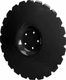 Disque crénelé 560x4 5 trous Unia