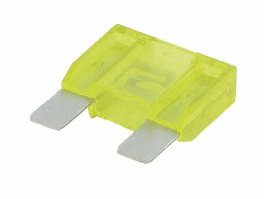 Pièces agricoles - Electricité - Fusible lame maxi 32V 20A longueur 34,3mm jaune pack 10x iMaXX
