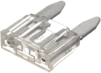Pièces agricoles - Electricité - Fusible lame mini 32V 25A longueur 16,3mm blanc pack 1x