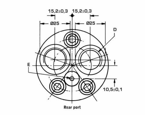 Pièces agricoles - Hydraulique - Moteur Orbit ,W. Ø16, Capteur