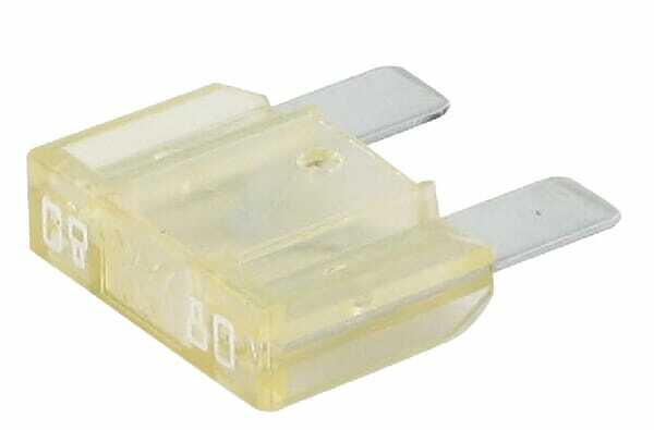Pièces agricoles - Electricité - Fusible lame maxi 32V 80A longueur 34,3mm transparent iMaXX